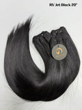 Raw Vietnamese Straight Bundle Weft - Jet Black