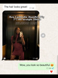 Raw Cambodia Straight Wig 3 Bundles Made #1B