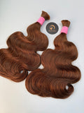 SSDD Bulk Hair for Bobo braiding BW #4 16"