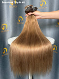 Seamless Clip In - Basic Dark Shades 6-8pcs/pack 115g(±5g)