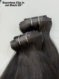 Seamless Clip In - Basic Dark Shades 6-8pcs/pack 115g(±5g)