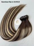 Seamless Clip In - Three-Tone Highlight 8pcs/pack