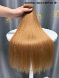#30 Seamless Clip In - Yaki Straight 6-8pcs/pack 115g(±5g) （7-10 Days for Production）