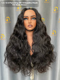 Virgin Vietnamese U-part #1B Wig