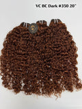Virgin Cambodia Burmese Curly Bundles Dark #350