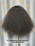 VC Burmese Curly Wig 3 bundles Made