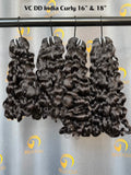 VC Double Drawn India Curly Bundle