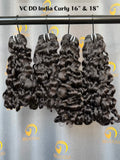 VC Double Drawn India Curly Bundle