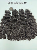 Virgin Cambodia Double Drawn India Curly Bundle