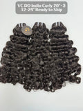 VC Double Drawn India Curly Bundle