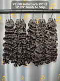 VC Double Drawn India Curly Bundle