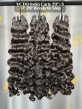 VC Double Drawn India Curly Bundle