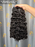 VC Double Drawn India Curly Bundle