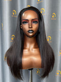 Virgin Cambodia Straight Half Wig #1B