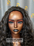 Virgin Cambodia Loose Deep Wave Half Wig #1B