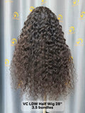 Virgin Cambodia Loose Deep Wave Half Wig #1B