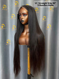 Virgin Cambodia Straight Wig 3 Bundles Made