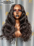 Affordable Raw V Part Wig #1B
