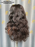 Affordable Raw V Part Wig #1B