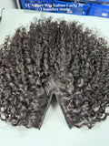 Virgin Cambodia Italian Curly V Part Wig