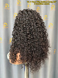 Virgin Cambodia Italian Curly V Part Wig