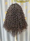 Virgin Cambodia Italian Curly V Part Wig