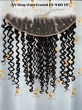 Virgin Vietnamese 13*4 Lace Deep Wave