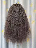 VV Burmese Curly Half Wig  #1B
