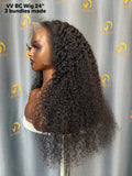 VV Burmese Curly Wig 3 Bundles Made