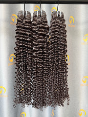 VV Deep Curly Bundle Weft - #1B
