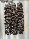 VV DD India Curly Bundle Weft -#1B (7-10 Days for Production)