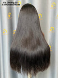 Virgin Vietnamese Double Drawn Straight Wig #1B