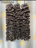 VV DD Tight Burmese Curly Bundle Weft -#1B (7-10 Days for Production)