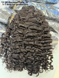 VV DD Tight Burmese Curly Bundle Weft -#1B (7-10 Days for Production)