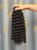 VV Double Drawn Deep Wave Bundle Weft -#1B