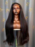 VV Double Drawn Straight Wig 4 Bundles Made #1B