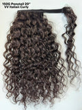 Virgin Vietnamese Italian Curly Ponytail 2
