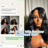 VV Jet Black Color Wig Straight