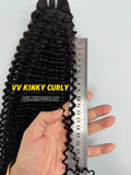 VV Kinky Curly  Bundle Weft - #1B