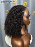 VV Kinky Curly Wig 3 Bundles Made