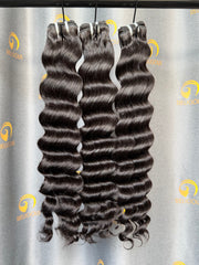 VV Loose Deep Wave Bundle Weft - #1B