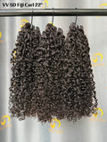 Virgin Vietnamese Fiji Curl Bundle Weft - #1B