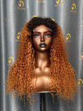 VV #1B30 40 Kinky Curly Wig