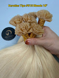 VV #613 Blonde Straight Keratins Tips