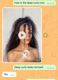 VV Deep Curly Wig 200% Density