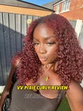 VV Pixie Curly Bundle Weft - #1B