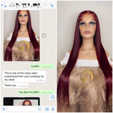 VV Straight Wig 4 Bundles Made