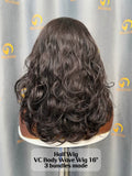 Virgin Cambodia Body Wave Half Wig #1B
