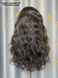 Virgin Cambodia Body Wave Wig 2.5 Bundles Made