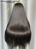 Virgin India Double Drawn Wig 3 Bundles Made